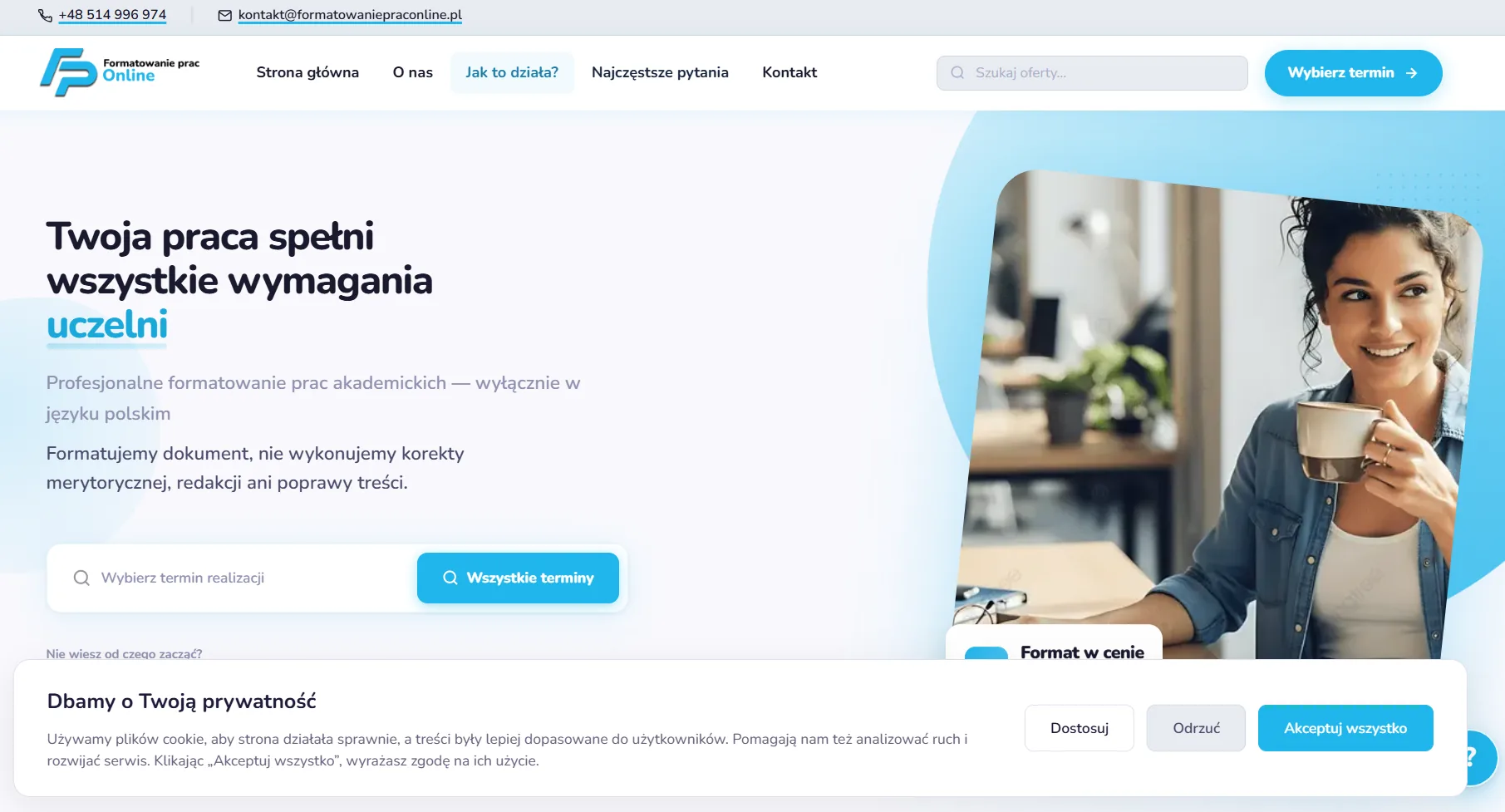 Formatowanie Prac Online